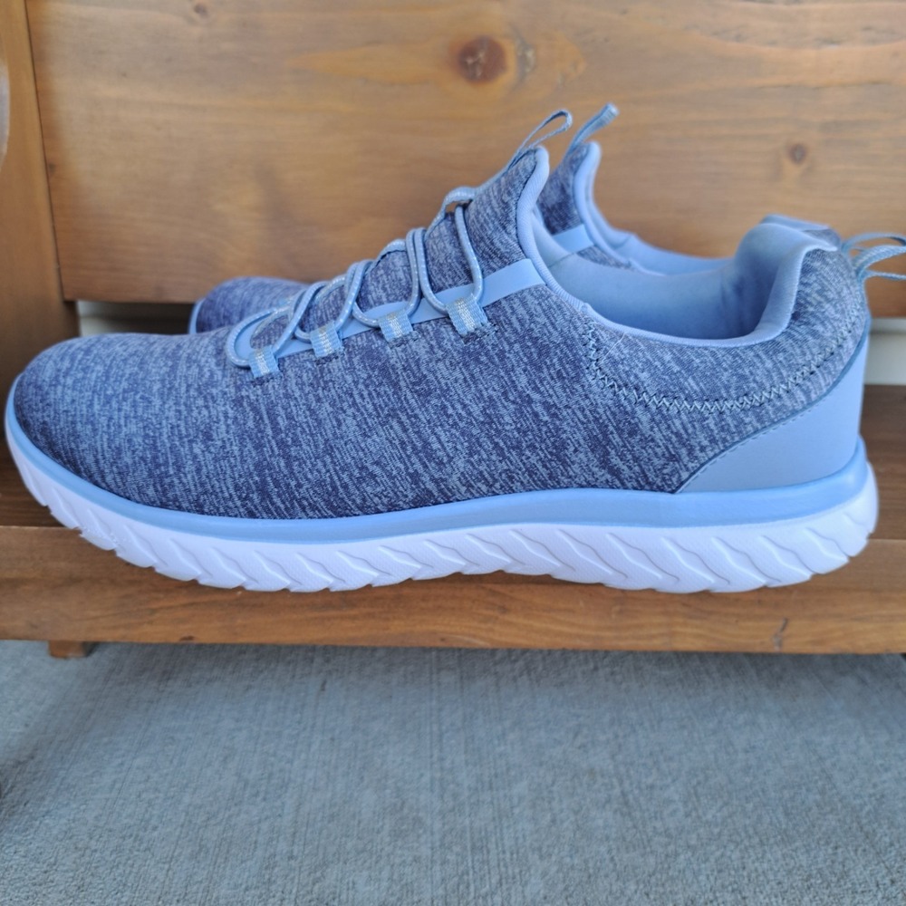 Athletic Works Women's Blue Odor Control Slip-On Shoes, Size 9.5 W - Picture 7 of 7